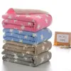 Matten 100x150cmbaby Decke Neugeborenen Doppel Dicke Flanell Swaddle Wrap Warme Korallen Fleece Decke Weiche Kinder Bettwäsche Quilt