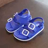 Sandals Children's Sandals Summer Boys PVC Buckle Kid Slippers Antiskid Baby Girl Shoes British Non slip Beach Sandals Kids Shoes J230703