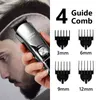 Clippers Trimmers Barber Hair Clipper Professional 6 in 1 Hair Trimmer For Men Beard Electric Cutter Hair Cutting Machine Haircut Cordless Corded 230701