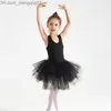 Robes de fille Robes de fille 2 ~ 8 ans Fille Ballet TuTu Dress Professional Kids Dancing Party Dress Performance Costume Princess Wedding Girl Dress Z230704