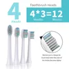 Diş fırçası sonik elektrikli diş fırçası kablosuz şarj yetişkin diş fırçası başları için ultrasonik diş fırçaları beyazlatıcı dişler Sarmocare S700 230701