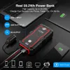 New Utrai Power Bank 2000a 점프 스타터 휴대용 충전기 자동차 부스터 12V 자동 시작 장치 비상 자동차 배터리 스타터