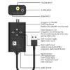 مكبرات الصوت Bluetooth 5.2 جهاز إرسال الصوت Lowllarycly يدعم الألياف المحورية USB AUX 2IN1 APTX Audio Adapter T9 لجهاز الكمبيوتر التلفزيوني