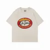 Tasarımcı Erkek Tişörtleri Yaz Gallerise Bölümleri Tees Vintage Yıkama Old Angel Gallerise İskelet Araba Graffiti Baskı Gündelik Gevşek Kısa Sleeve T-Shirt Galerileri Bölümleri