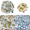 Pedra 15X16X9Mm Aquamarine Morganite Quartz Crystal Heart Ornament Healing Reiki Beads For Jewelry Making DIY Gift Decoration Drop De Dhxrz