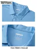 Erkek Polos Tacvasen Yaz Günlük T-Shirts Mens Kısa Kollu Polo Gömlek Düğmesi İş Gömlekleri Hızlı Kuru Tee Spor Balıkçılık Golf Pullover 230703