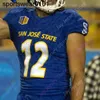 Maglie da calcio San Jose State Spartans Sjsu Maglia da calcio Ncaa College Josh Love Dejon Packer Nick Nash Walker Gaither Hamilton