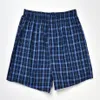 NUOVO Lotto Intimo di cotone Uomo Plaid Boxer Sleep Bottoms Ss Mutande Marchio di alta qualità Allentato Mans Casual Homewear Mutandine2465