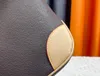 زهرة بنية بنية فاخرة لويفيس ميني بوشيت القابض حقيبة نسائية M45832 أصلي من الجلد كروس الجسم حقيبة اليد مصمم بولوون سلسلة كبيرة الكتف المتسوق