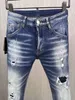 Italienische Mode, europäische und amerikanische Herren-Freizeitjeans, hochwertig gewaschen, handpoliert, qualitätsoptimiert 9891