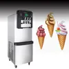 LINBOSS Commercial Vertical feed and mix hard ice cream machine batch freezer snack food equipment No clean for 7 days