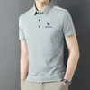 Herren Polos Herren Casual Revers T-Shirt Sommer Dünn Slim Fit Gute Qualität Figur Poloshirts Atmungsaktiv Weich HAZZYS Business Tops 230703