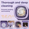 Máquina de lavar dobrável portátil 9L com balde dobrável, 3 modos de esterilização eficaz, adequado para apartamento, lavanderia, camping,
