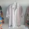 Casa Designer Moda Abbigliamento Camicie Tute Versione corretta di Casablanca Camicia stile stampa gesso Vestibilità ampia Camicia a maniche corte alla moda da donna da uomo