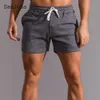 Men's Shorts Plus Size 3xl Men's Leisure Shorts Gray Khaki Lace-up Pocket Short Bottom Sexy Male Clothing Summer Casual Shorts 230703