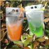 Waterflessen Plastic Drankzakjes Zakken Met Sts Hersluitbare Rits Niet Giftig Wegwerp Drinkcontainer Party Servies Drop Del Dhpfn