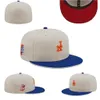 Mans Designer Getailleerde hoeden Snapbacks Verstelbare baseball voetbal hoed All Team Logo Luxe rood blauwe kleur Buitensporten Borduurwerk plat volledig Gesloten Mutsen pet