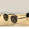 Metalen ronde zonnebrillen goud bruin lesn mannen vrouwen zomer zomers sunnies gafas de sol sonnen brille uv400 brillen met doos