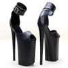 Dress Shoes Leecabe 26CM/10inches Matte Upper Women's Fashion High Heels Platform Open Toe Ankle Wrap Sandals Pole Dancing
