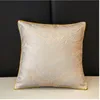 European Luxury ins Pillow Case Velvet Pillowcase with hidden zip Sofa Car Cushion Cover for Office Home Decoration
