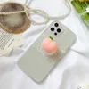 Suporte de pinça elástica de menina fofa de desenho animado Coreia Suporte para iPhone Xiaomi Acessórios universais para celular L230619