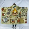 Couvertures Enfants À Capuche Doux Chaud Cam Voiture Jeter Couverture Avec Capuche Sherpa Polaire 130X150Cm Drop Delivery Home Garden Textiles Dhjtk