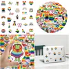 ملصقات السيارات 50pcs مثلي الجنس Pride Lgbtq Graffiti Kids Toy Skatoboard Potorcycle Stickle Scaycle Sconer