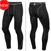 Moda 2017 Pro Tight Mens High Strech Chudy Athletic Swete Fitness Running Basketball Spods Leggings Compression Combat Pants281k