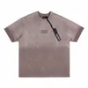 Kith Shirt Mens kortärmade ksubi taktvättade låda tvättade nödställda man och kvinnor löst kort t-shirt 7182