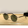 Lunettes de soleil rond en métal Gold Brown Lesn hommes femmes SUMPRES SUMPRES GAFAS DE SOL SONNENBRILLE UV400 PEUSEUR AVEC BOX