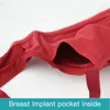 Forma del seno ONEFENG 6030 Reggiseno per mastectomia Intimo tascabile per protesi al seno in silicone Cancro al seno Donne Tette artificiali 230703