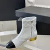 Сапоги с острым носком на массивном каблуке из козьей лакированной кожи, роскошные дизайнерские модные свадебные вечерние туфли, заводская обувь, размер 35-40