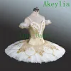 Or professionnel classique crêpe tutu magnifique or ballet compétition tutu professionnel Ballet Tutu Costumes pour femmes2446