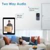 Doorbells WiFi Kapı Zili Akıllı Ev 720p HD Kablosuz Telefon Kapı Çan Kamera Güvenlik Videosu İntercom Daireler İçin Gece Görüşü 230701