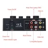 Verstärker Tragbarer Soundmixer Echo Audiomixer Soundlautsprecher Mini-Mikrofonverstärker Doppelte Mikrofoneingänge für Firmen-PC-TV-Partystudio