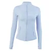 LUU Designer de jaquetas femininas de luxo roupas de ioga definem blazer feminino respirável exercício de secagem rápida casaco de cor sólida feminino justo casual corredor fitness correndo