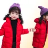 Children039s пуховая хлопковая одежда, детская новая зимняя куртка, пальто для девочек, одежда средней длины с капюшоном для мальчиков, толстое пальто, верхняя одежда для малышей LJ7566512