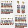 Charms Retro Natural Healing 7 colori Chakra Stone Amethysts Lapis Lazi Pillar Pendant all'ingrosso per collana creazione di gioielli Acc Dro Dhaug