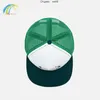 Bonés de Bola Verde Letras Bordadas Malha RHUDE Chapéu de Sol Masculino Feminino Moda de Alta Qualidade Rhude Boné de Beisebol Ajustável Etiquetas Internas