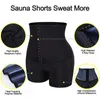 Vita Tummy Shaper Waist Trainer Donna Sudore Sauna Pantaloni Vita alta Perdita di peso Pantaloni dimagranti Controllo Hip-Lifting Body Shaper Pancia brucia grassi 230701