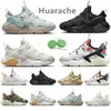 Huarache Craft Herr Dam Löparskor Sneaker Triple Black Summit Vit Coconut Milk Light Silver Sanddrift Lunar New Year Grå Herr Trainers Sports Sneakers