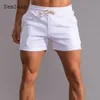 Men's Shorts Plus Size 3xl Men's Leisure Shorts Gray Khaki Lace-up Pocket Short Bottom Sexy Male Clothing Summer Casual Shorts 230703