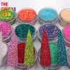 Adesivi Decalcomanie TCT 681 Chunky Nails Glitter Alta luminosità Decorazione arcobaleno Nagel Konst Accessori per festival Fornitore all'ingrosso fai da te 230703