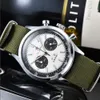 Пилот Seagull Pilot Retro Mens Watch Chronograph Vintage Casual военный календарь Водонепроницаемое дайвинг -спортивный Quartz Designer Movement смотрит высокое качество Montre