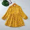 Abiti da ragazza Abiti da ragazza Bambina Primavera Autunno Abito da principessa per bambini Cotone manica lunga Abbigliamento per bambini Abito floreale per feste Costume di moda Z230704