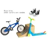 Jeux de nouveauté Deux roues Finger scooter deck bmx Fingertip Fingerboard chaussures mini rampe skateboard doigt skate Board vélo Set Kids Gifts adsds 230703