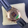 Clean CF 116515 SA4130 Cronografo automatico Tutto oro rosa Orologio da uomo Acciaio 904L Cerchio in ceramica nera Orologi Super Edition Quadrante smaltato nero