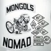 MONGOLS NOMAD MC Biker Weste Stickerei Patches 1 % MFFM IN Memory Eisen auf der gesamten Rückseite der Jacke Motorrad Patch274P