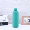 Toptan 500ml Spor Su Şişesi Küçük Ağız Şişesi Yalıtımlı Tumbler Büyük Kapasiteli Termos Kupası Paslanmaz Çelik Çift Vakum Şişesi Taşınabilir İçme Bardağı