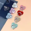 Finger Ring Mobile Phone Holder Stand Heart Shape For phones grip support accessories cell mount telephone smartphone cellphone L230619